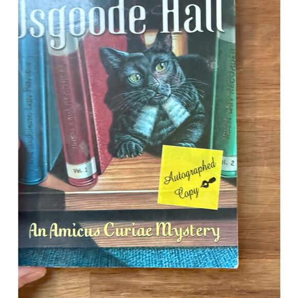 Murder at Osgoode Hall by Jeffrey Miller SIGNED PB Amicus Curiae Mystery - Picture 5 of 5